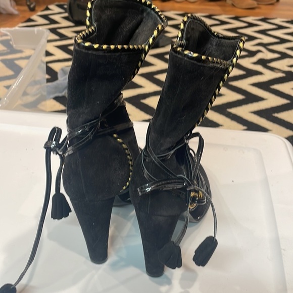 Marc Jacobs Black Suede Boots - Picture 12 of 13